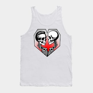 Skeletons in love Tank Top